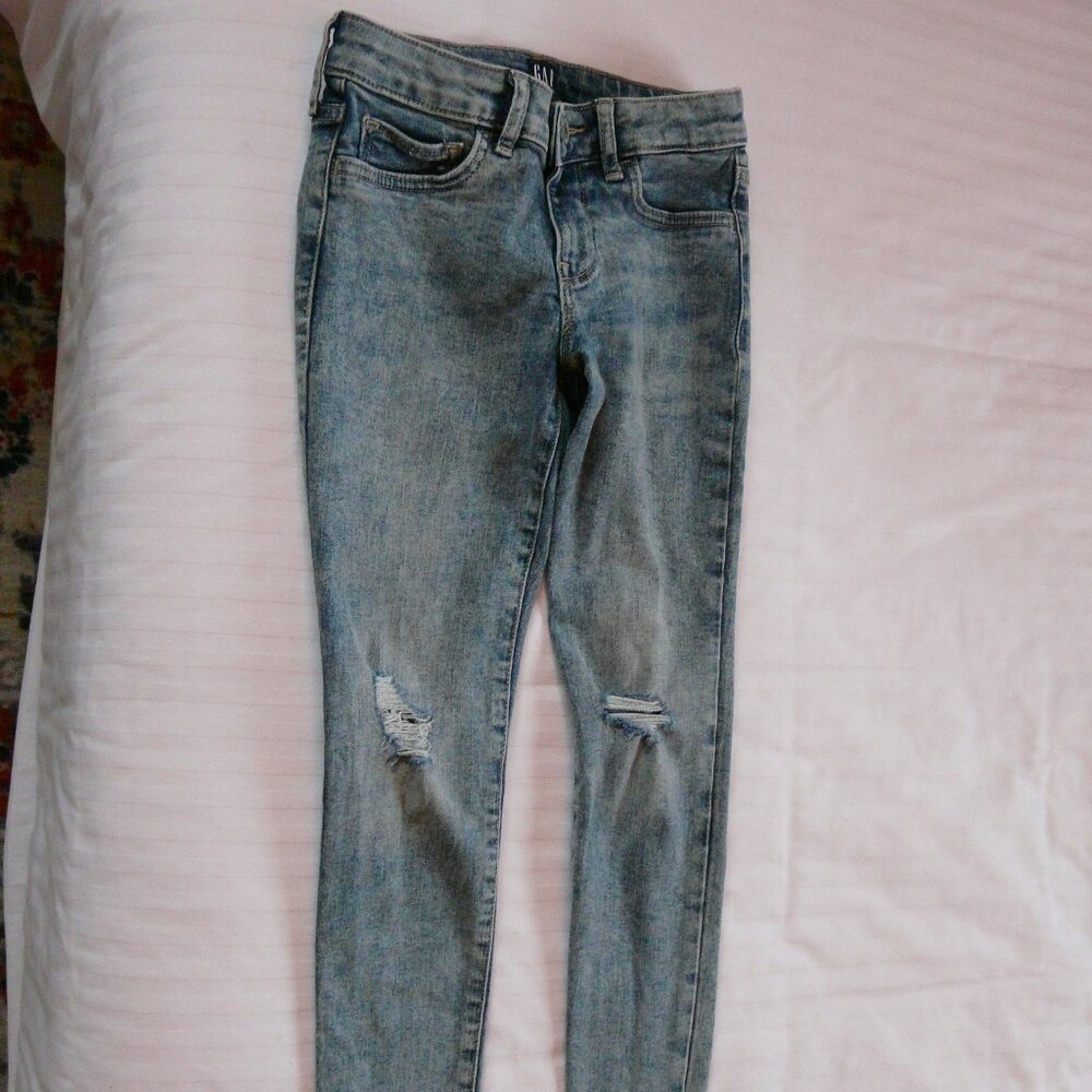Gap Distressed Stretch Jeans - Girls 8